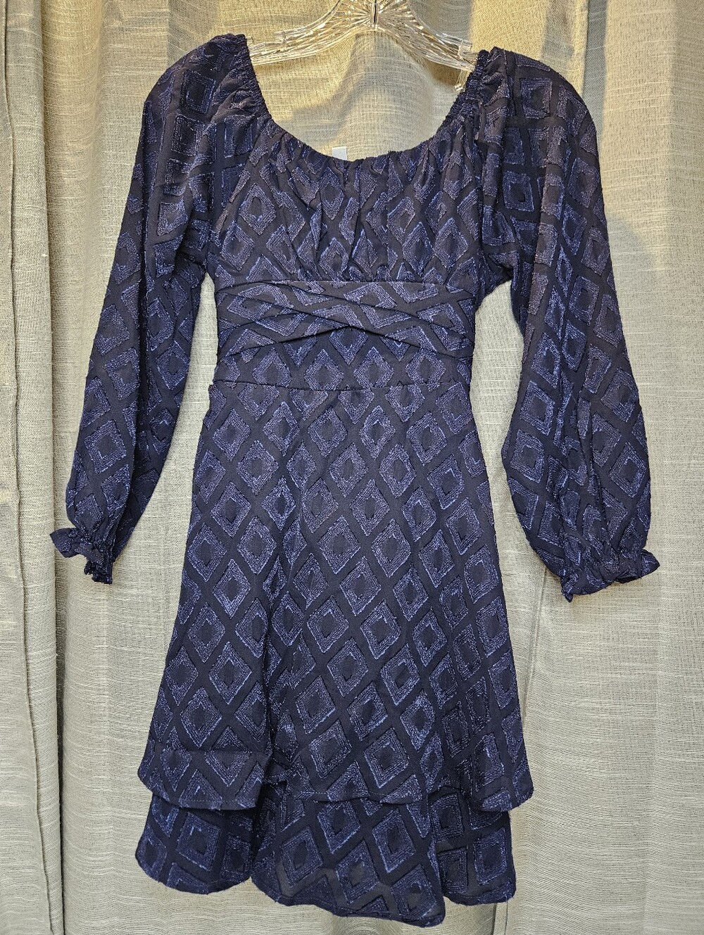 Speechless girls dress size 12 Cocktail Formal Dressy Casual A-line New Navy